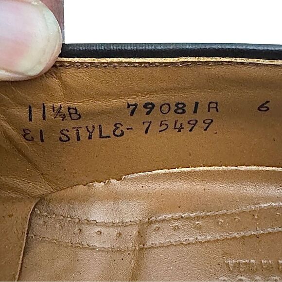 FootJoy Classics Brown Leather Tassel Loafers Made in USA 75499 Men Size 11.5 B - Picture 8 of 9